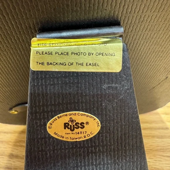 Vintage Baby Frames Russ Berrie 1990s coquette bow and baby carriage - Picture 6 of 8